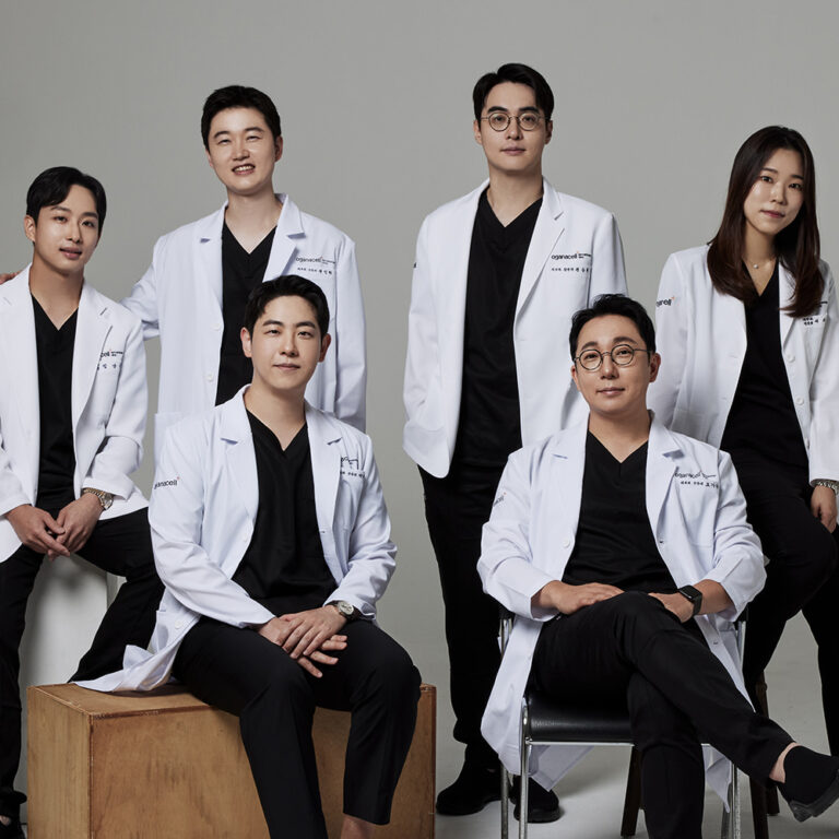 韓国ソウルのプレミアム皮膚科、オガナセルの病院紹介へようこそ。オガナセルの皮膚科専門医の方々です。